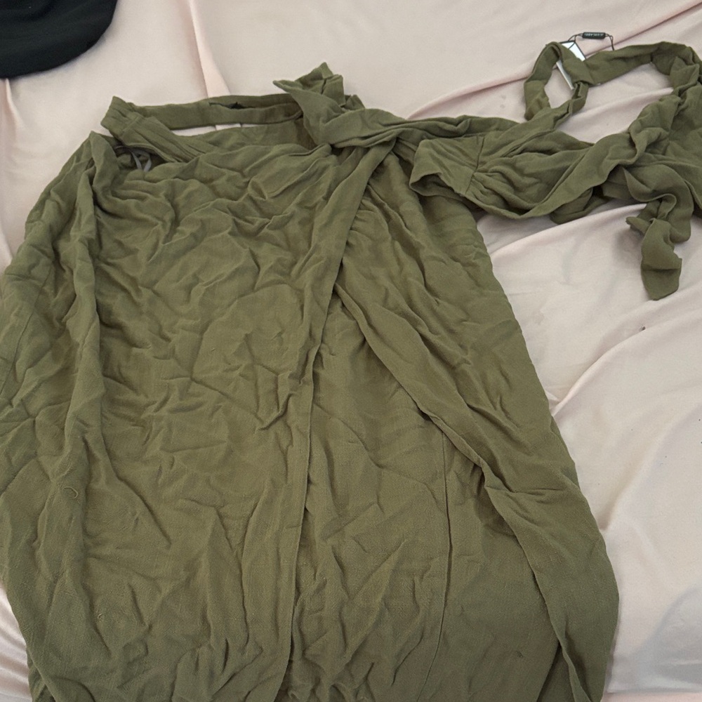 JLUXLABEL Khaki Skirt Set